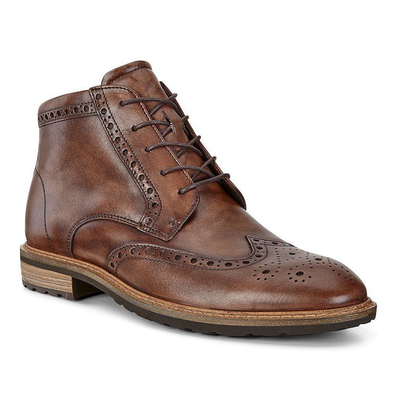 Zapato Brogue Ecco Vitrus I Para Hombre,Marrones,631894-PNG